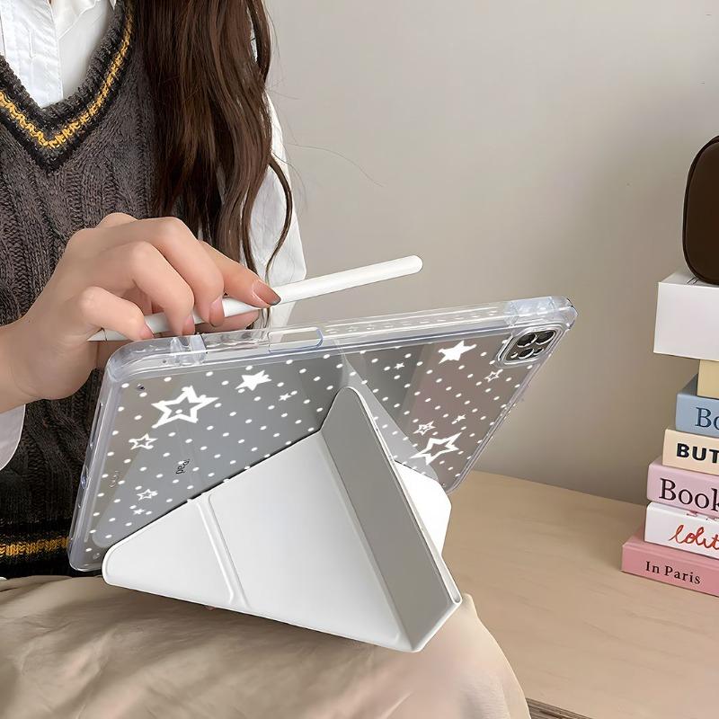 Чехол Funda со слотом для карандаша для Ipad 2017 10,5 дюйма Pro 11 2-го 3-го 4-го Поколения iPad 10-го Поколения 10,2 9-го 8-го 7-го Зеленый принт в горошек