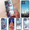 Мягкий чехол из ТПУ с Рождеством, снегом и зимой для Xiaomi Mi 9 SE A2 Lite 11 Lite 10S 12 10 5G 9T 10T 11T Note 10 Pro 12X Bag