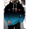 Men's Hoodie 3D Gradient Print Sweatshirts For Men Casual Hooded Shirt Y2k Hoodies Pullover Clothes Harajuku Top Men's Clothing