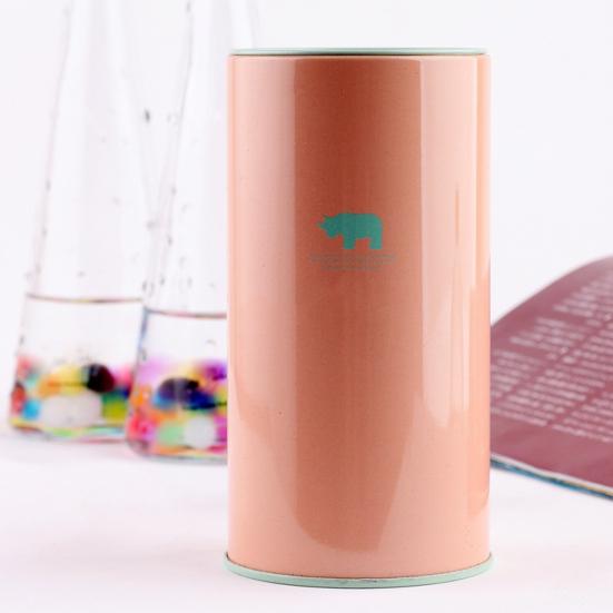 Металлическая копилка большой емкости с рисунком животных, детский цилиндрический сберегательный банк, инструмент для финансового управления