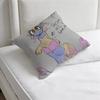 Cute YYatta Anime  Square Pillow Case Soft Decorative Throw Pillow Cover for Home Sofa Bed
