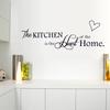 Kitchen Decoration Simple Wall Sticker English Letters Kitchen Love Art Kitchen Background Decor Stickers Home Decor Accessories