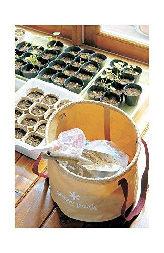 Camping Bucket Snow Peak Large 25L Durable Beige FP-150