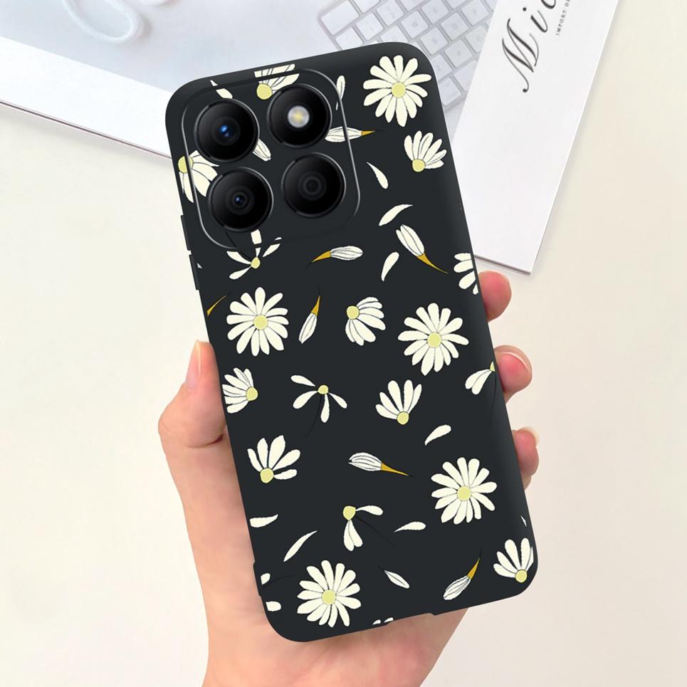 Women Fashion Girly Phone Case For Huawei Honor X9b Honor X8b Coque Funda Flower Pattern Soft Silicone Funda HonorX9b 5G Coques