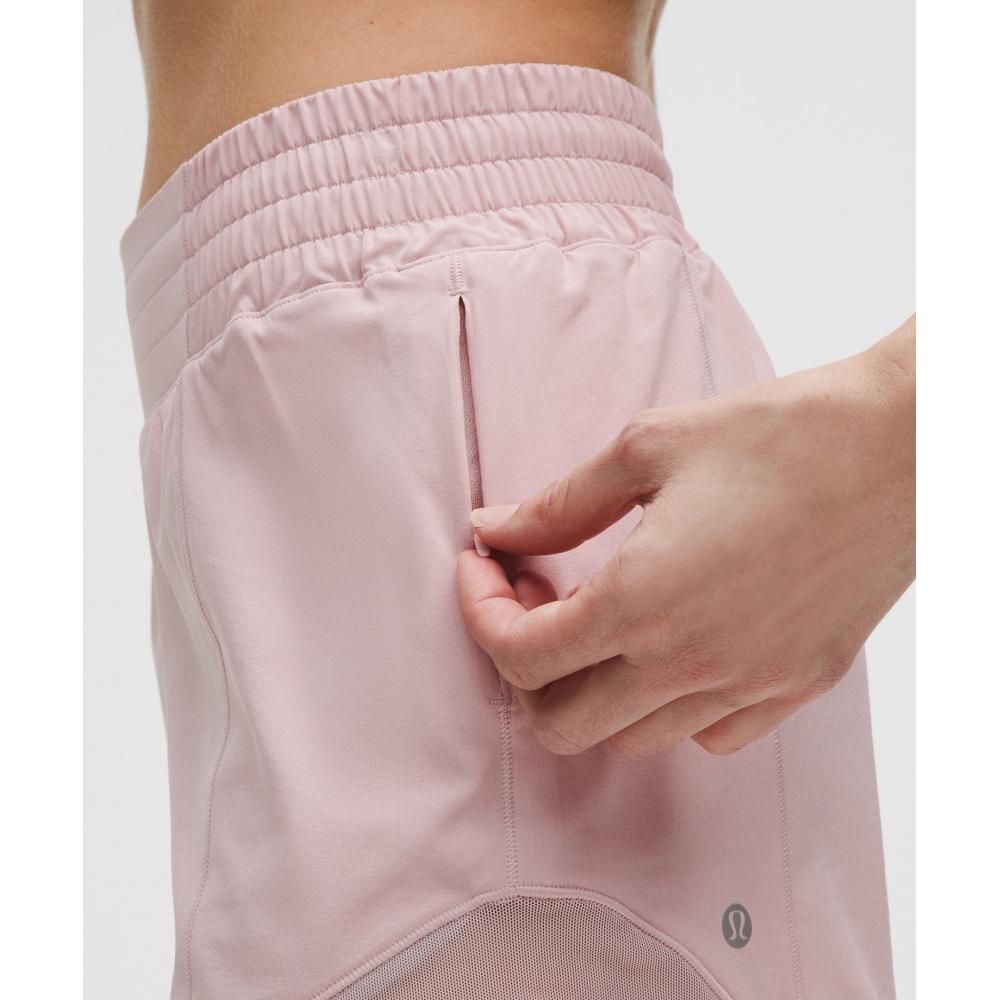 Lululemon Hotty Hot High Rise Lined Short 4  Pink Haze