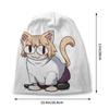 Зимняя теплая шапка Neco Arc Cat Cat Femme с напуском, шапка-бини, хип-хоп, мультяшная комическая игра, уличные лыжные шапочки с черепами, шапки унисекс для женщин