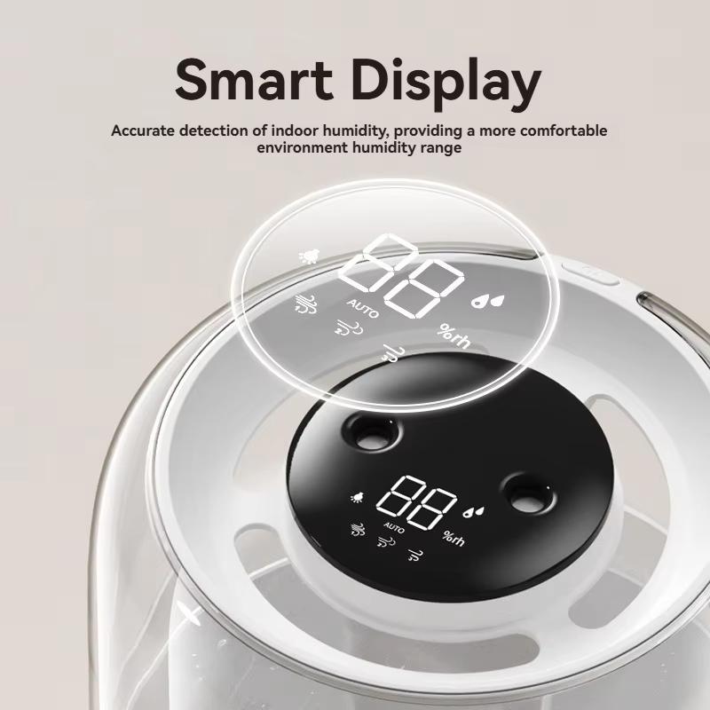 Увлажнитель воздуха 3,8 л, большая емкость, USB, двойной распылитель, ночник, цифровой дисплей, аромадиффузор для дома, офиса, спальни