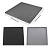 Small Fridge Silicone Mats 23.62x23.62in Washable Drip Pan with Raised Edge Design Protective Mats for Easy Cleaning