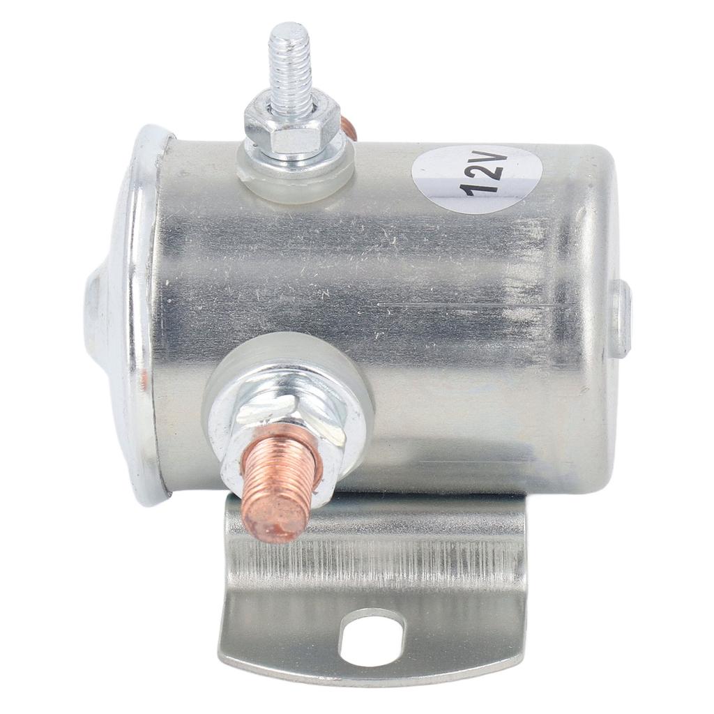 Start Relay 3 Head Terminal Block Solenoid Starter Oil Pump Magnetic Switch Relay 200A 12VDC
