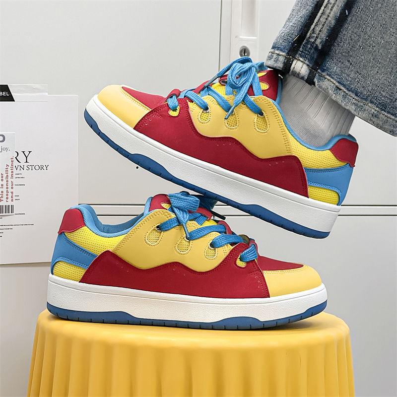 Новый дизайн Оригинальные мужские модные кроссовки унисекс удобные туфли для скейтбординга на платформе со шнуровкой хип-хоп кроссовки повседневные мужские корзины Hommes