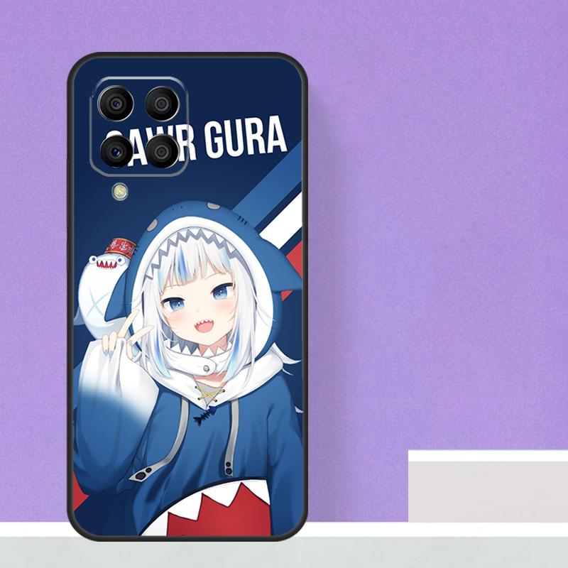 Чехол Gawr Gura Hololive Girl для Samsung Galaxy M14 M34 M54 M31 M11 M13 M53 M51 M12 M32 M52 M16 M36 M56 M15 M35 M55