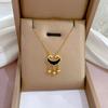 Fashion Retro Women's Necklace Temperament Micro Diamond Necklace Exquisite Collar Chain Accessories