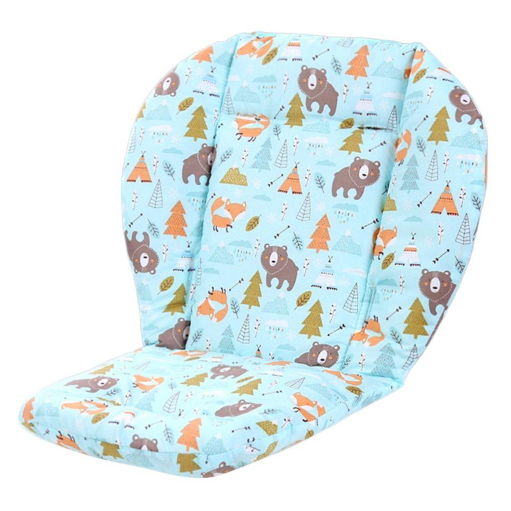 Cushion Cotton Fabric Baby Stroller Mat Pad Mat Highchair Cushion Pad Feeding Chair Cushion