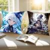 F-Furina Cartoon Personalized Pillow Dust Cover Bedroom Kids Party Decoration Pillowcase Birthday Children Gift
