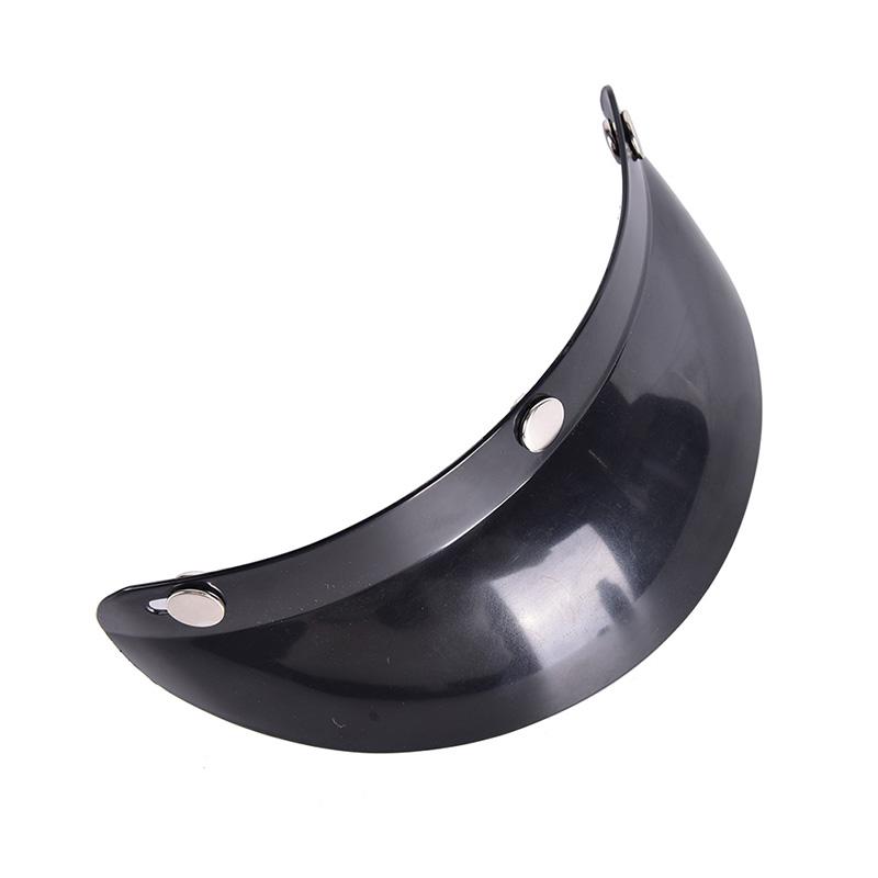 Universal 3 Snap Visor Face Shield Lens For Helmets Open Face Helmet Accessories