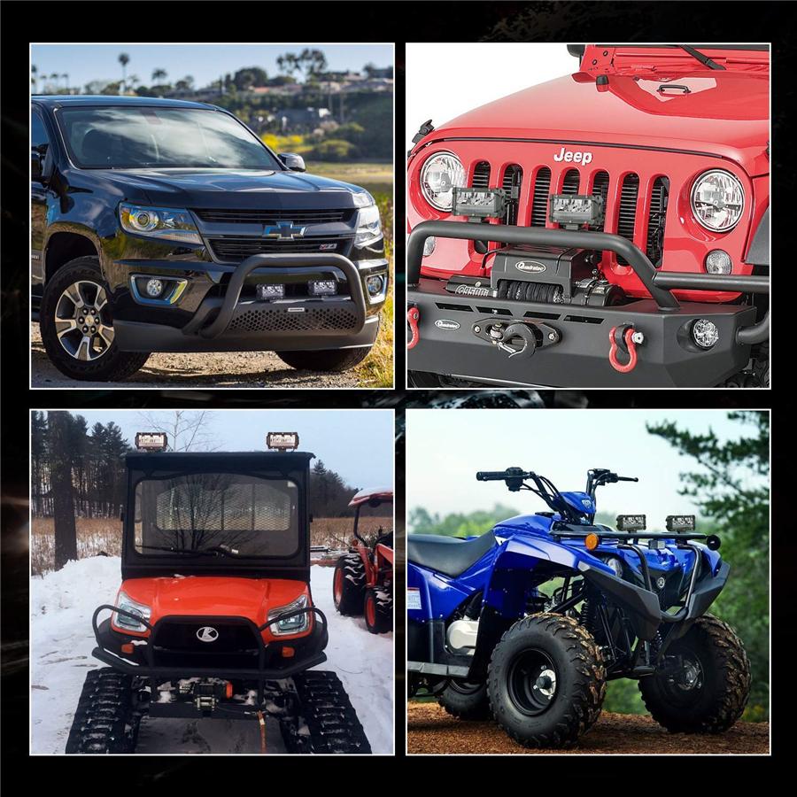 2 шт. 5 дюймов 260 Вт 26000 лм светодиодная балка точечный заливающий комбинированный луч внедорожный свет для вождения светодиодные кубики светодиодный рабочий свет противотуманные фары