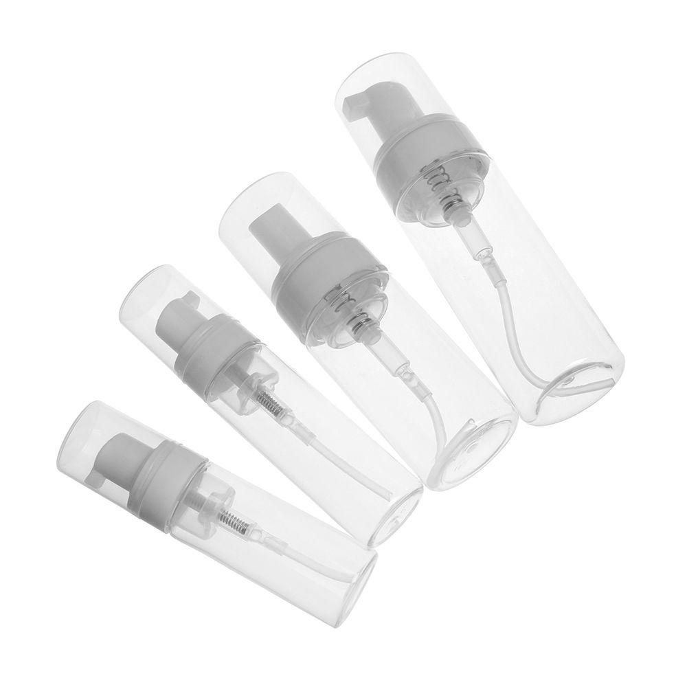 Bath Supplies Plastic Shampoo Shower Gel Clear Foaming Bottle Soap Dispenser Pump Container Liquid