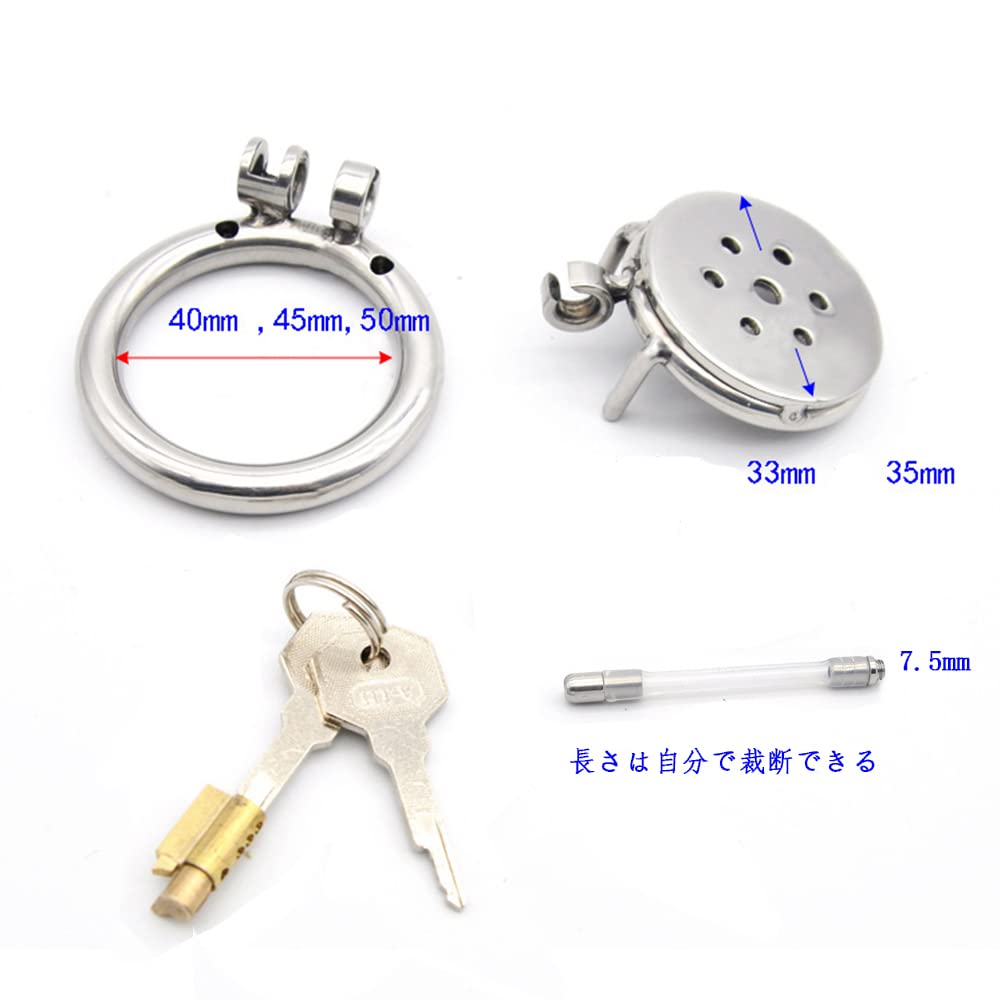 Chastity Stainless Male Chastity Chastity Chastity Device with Cock Chastity Cock Couple Chastity Penis SM SM SM Adult Adult Goods Belt, Steel, Flat,