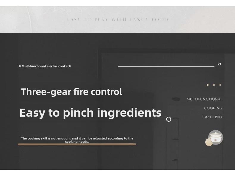 Multifunctional Mini Electric Hot Pot for One-Person Cooking