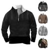 Spring And Autumn Men's Standing Collar Sweatshirt Is Outdoor Casual Sweaters Tops