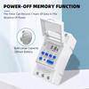 Electronic Weekly 7 Days Programmable Digital TIME Relay Timer Switch Control AC 220V 230V 12V 24V 48V 16A Din Rail Mount THC15A3