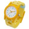 Watch Analog PVC Belt Kids Yellow More [Fieldwork] Women's KDS015-3 Pink/Light Blue/Yellow/Purple