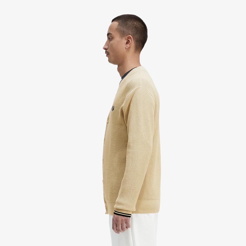 Fred Perry [Стильный] Кардиган с вафельным узором (691) Afpm2336508-691
