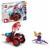 LEGO Marvel Spidey and His Amazing Friends Miles Super Trike 10781 Toy Block Present Superhero American Comics Vehicle Vehicle Sentai Hero Boys Girls
