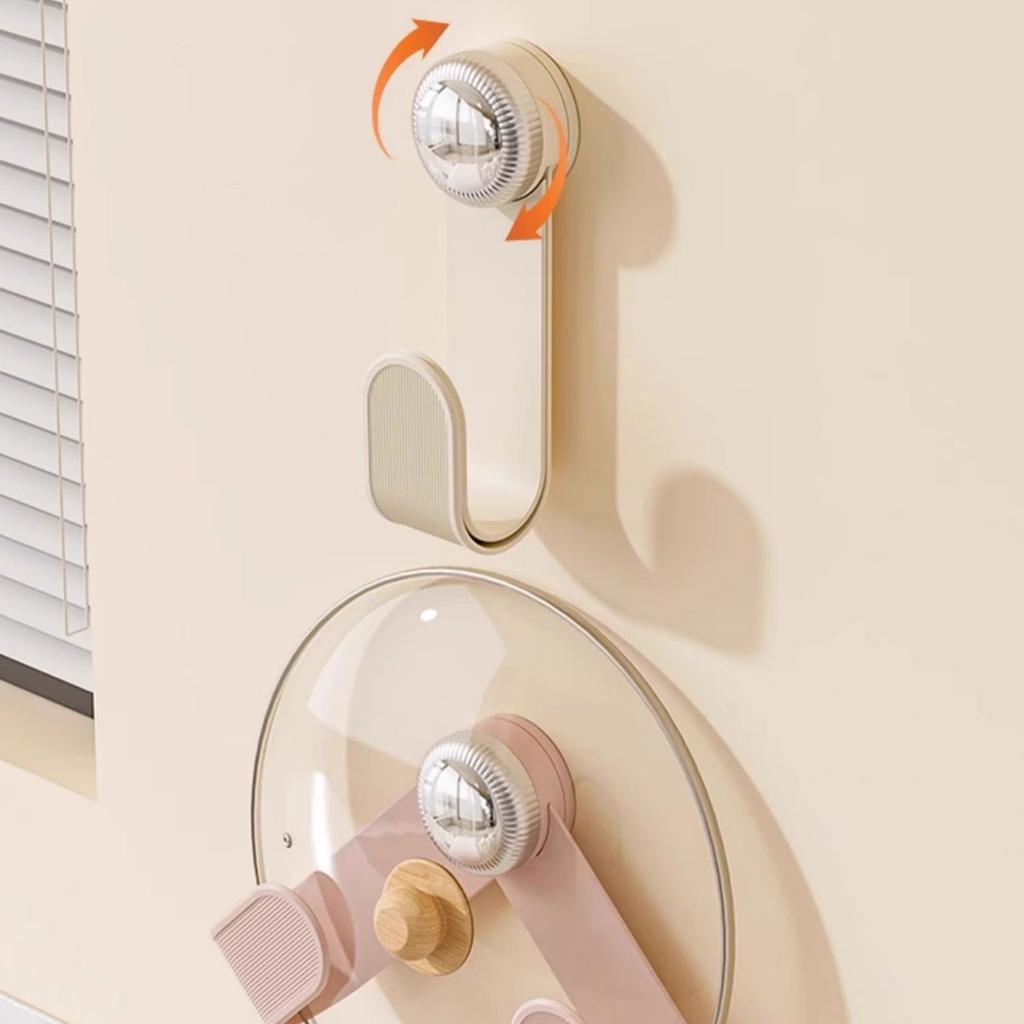 2 шт. настенная подставка для крышек сковородок с присоской, держатель для крышек кастрюль, держатель для хранения крышек сковородок, настенная вешалка для крышек кастрюль