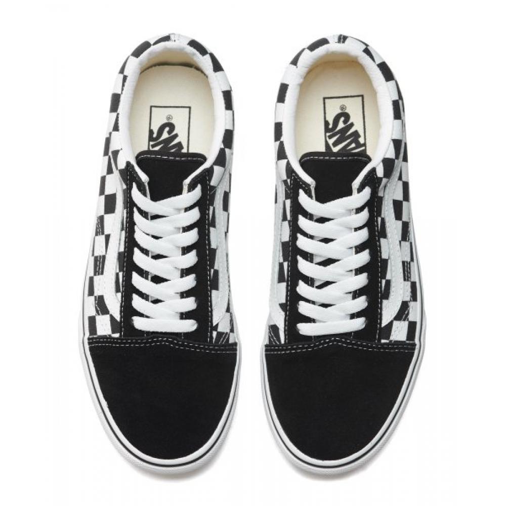 Barnes Old School Platform    Checkerboard  Black White Vn0a3b3uhrk1