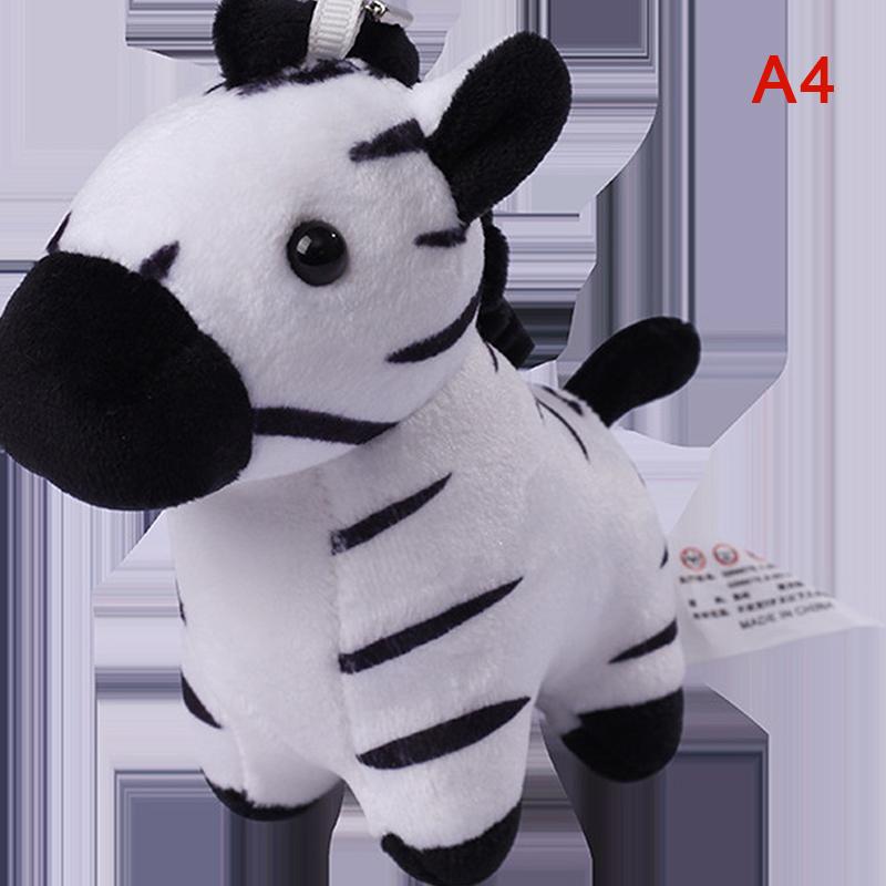 1шт мультфильм животных коричневая лошадь Альпака осел жираф Зебра мягкая мягкая кукла