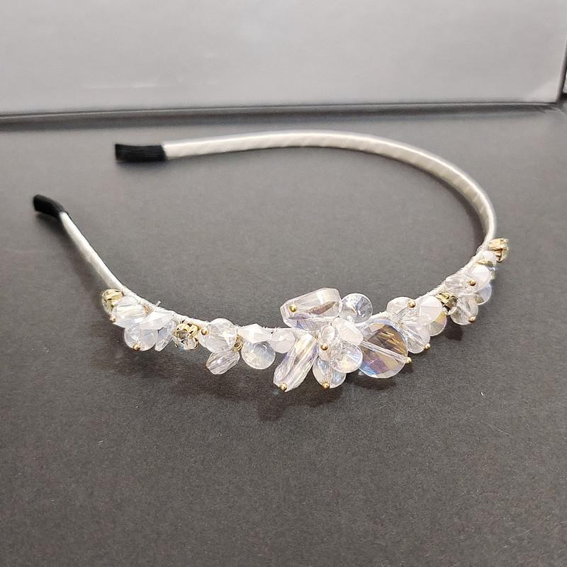Bohemian Crystal Flower Rhinestone Handmade Hairband Headband Adult Hair Accessories Hair Jewley