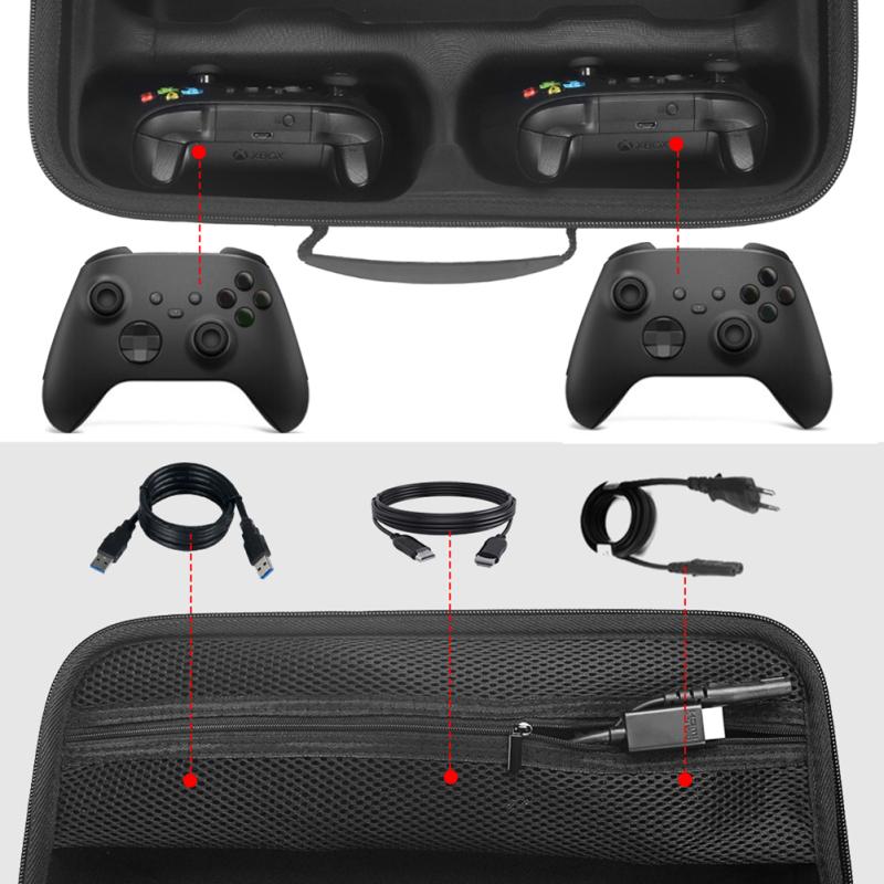 Hard Carrying Case Game Controller Protective Bag Joystick Pouch Compatible For Xbox Series X Game