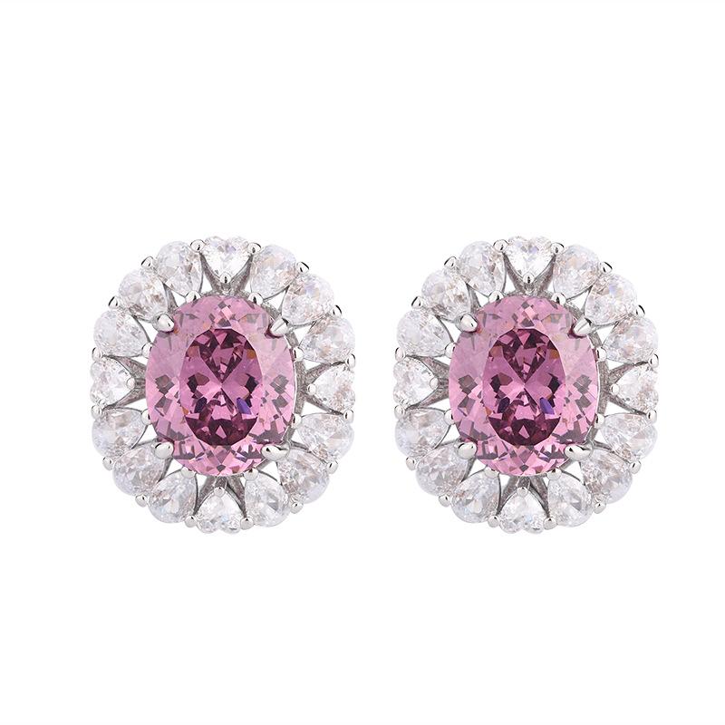 Ювелирное изделие Имитация Птичье гнездо Огранка Сухая роза Яйцевидная Роскошная оправа Темпераментный набор 18 * 20