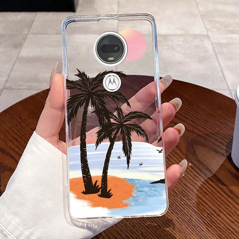 Гелевый чехол для Motorola Moto G7 Plus/Moto G7 Play /Moto G7 Power Fundas Прозрачный силиконовый мягкий ТПУ чехол Милый кот Защитный чехол