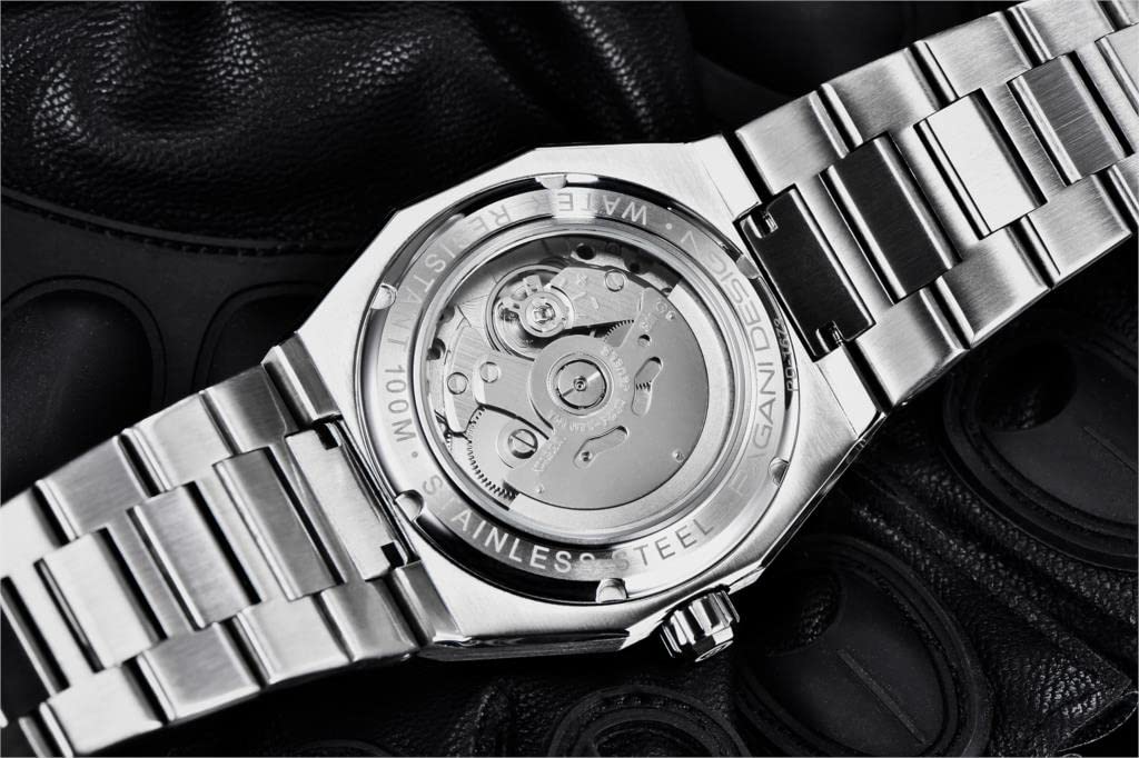 Автоматические механические часы Pagani Design Royal Oak с Seiko NH35, водонепроницаемые, из нержавеющей стали, с резиновым ремешком и сапфировым стеклом, идеально подходящие для и PAGANI DESIGN Мужские