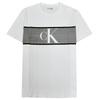 Calvin Klein cK Size L [Calvin Klein] Men's Short-Sleeve T-Shirt Gray/White [Used]