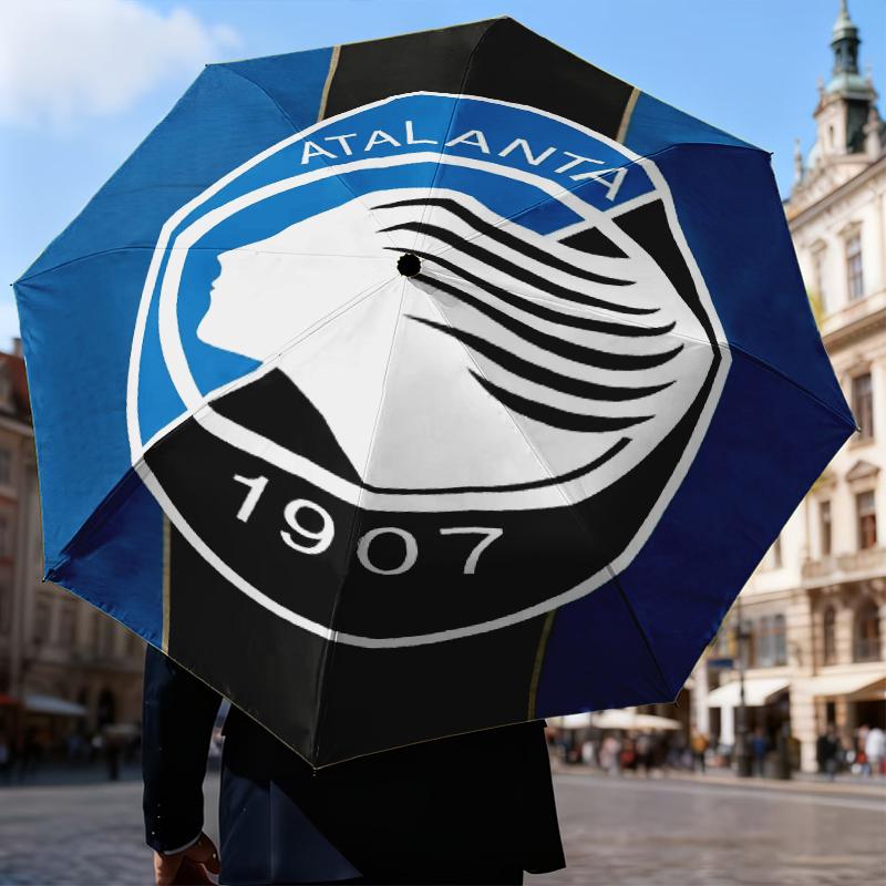 Футбольный клуб Атланта Зонт Складной зонт, автоматический зонт 8 спиц для путешествий, кемпинга Подарок на Хэллоуин Рождество