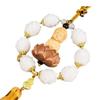 Car Pendant Lotus Pendant Buddha Ornament Gourd Blessing Ornament Creative Boxwood High-end New Pendant Car Accessories Interior