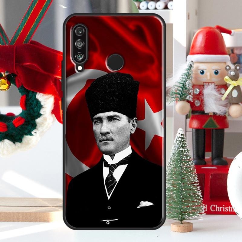 Турция Мустафа Кемаль Ататюрк Чехол Для Huawei P30 Lite P40 P50 P20 Pro P Smart 2021 Nova 5T Nova 9 Honor X9 X8 X7 50
