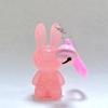 3.5/5ml Cute Bunny Shape Lip Gloss Tube Keychain Rabbit Lip Glaze Empty Container Cosmetic Package Material with Key Chain