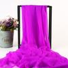 Solid Color Scarf Chiffon Fabric Beach Scarves New Headscarf  Gift