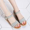 Women's Sandals Summer Essentials Beach Shoes Flat Shoes Girl Open Toe Casual Soft Walking Sandals