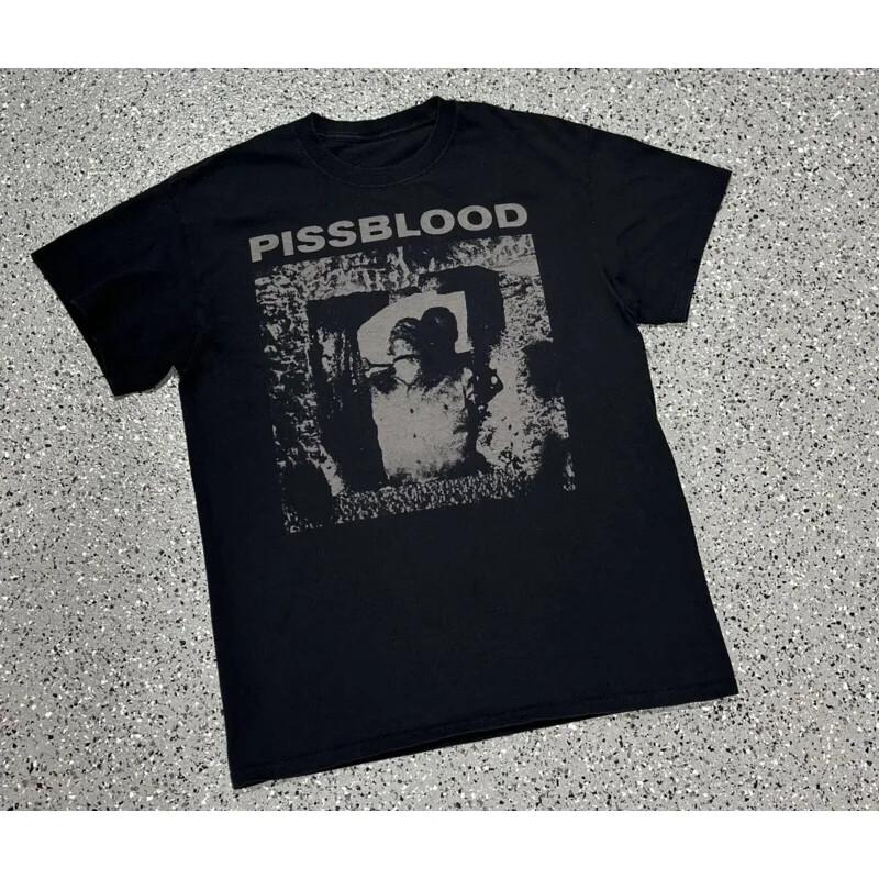 РАСПРОДАЖА Pissblood Death Metal Punk Techno Музыкальная Группа Футболка Унисекс Футболка