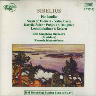 CD СИМФОНИЧЕСКИЙ ОРКЕСТР CSR, КЕННЕТ Ш - Сибелиус Finlandia Карелия Suite 8330103 GOLDEN CLASSICS Германия Классика Б/У