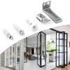 Bi Fold Door Hardware Set Door Hardware Contains Top and Bottom Pivots Brackets Guide Wheel Bi Fold Closet Repair Kit