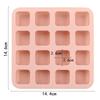 16 Cavity Chocolate Truffles Mold Square Shape Gummy Making Mold New Baking Moulds  Snacks DIY