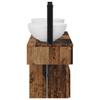 Bathroom Furniture Set 3 pcs Reclaimed Wood Engineered Wood
