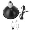 Reptile Heat Lamp Fixture 300W with Fireproof Shade Stainless Steel Construction UVB UVA Pet Heat