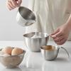 2Pcs/set Large Capacity Stainless Steel Colander Fine Mesh Food Strainer  Draining Pasta